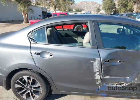 2013 Honda Civic Ex-L from USA, damaged, VIN 19XFB2F96DE252399